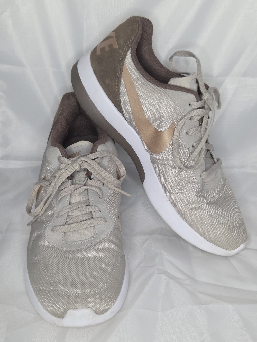 Nike Runner MD2 844901-002 Brown Beige Tan Athletic Shoes Sneakers Sz. 10